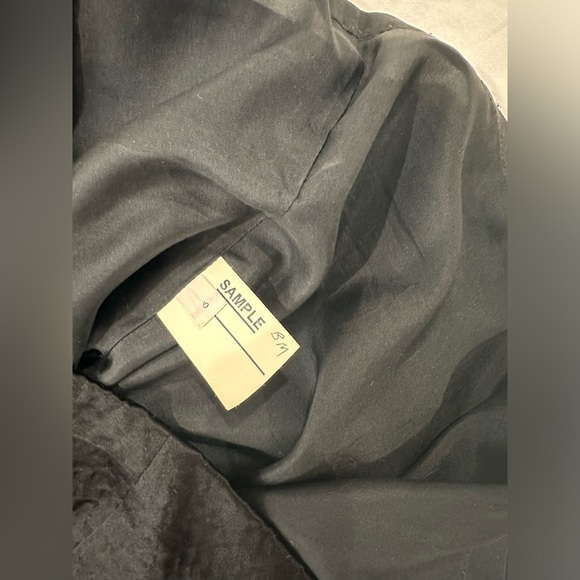 Vintage Calvin Klein Collection- Black Sample Silk Dress - Picture 7 of 7